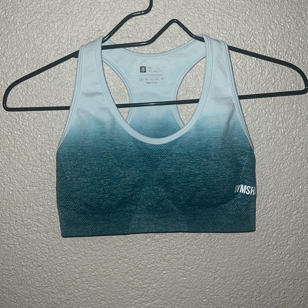 Gymshark ombre seamless bra